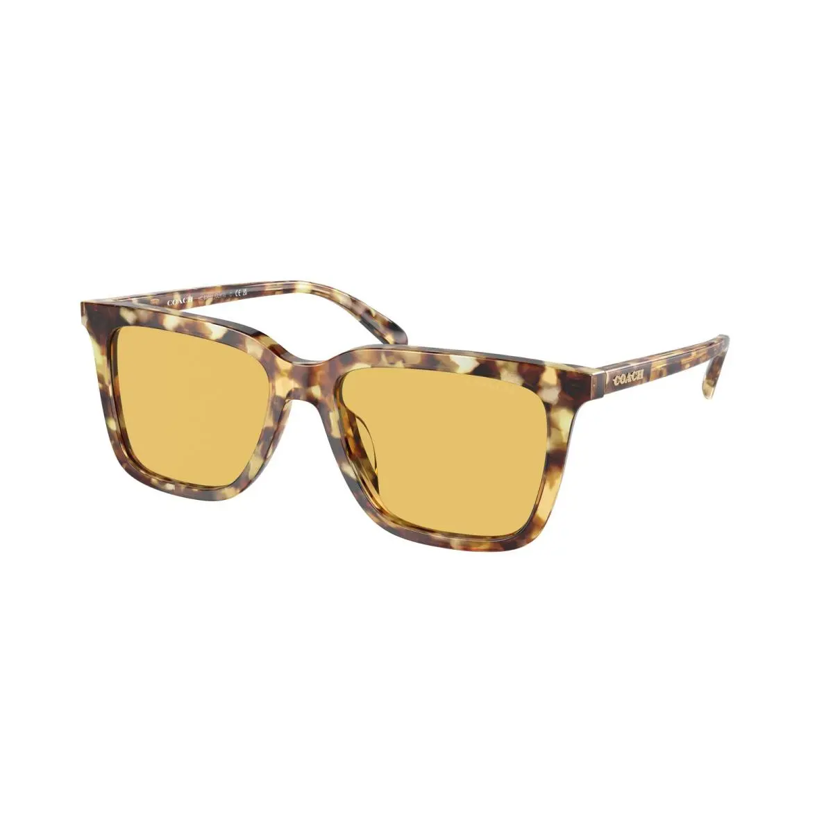 HC 8385 U Cl910 Honey Tortoise Amber Sol 504585 Size 54 Sunglasses by Coach