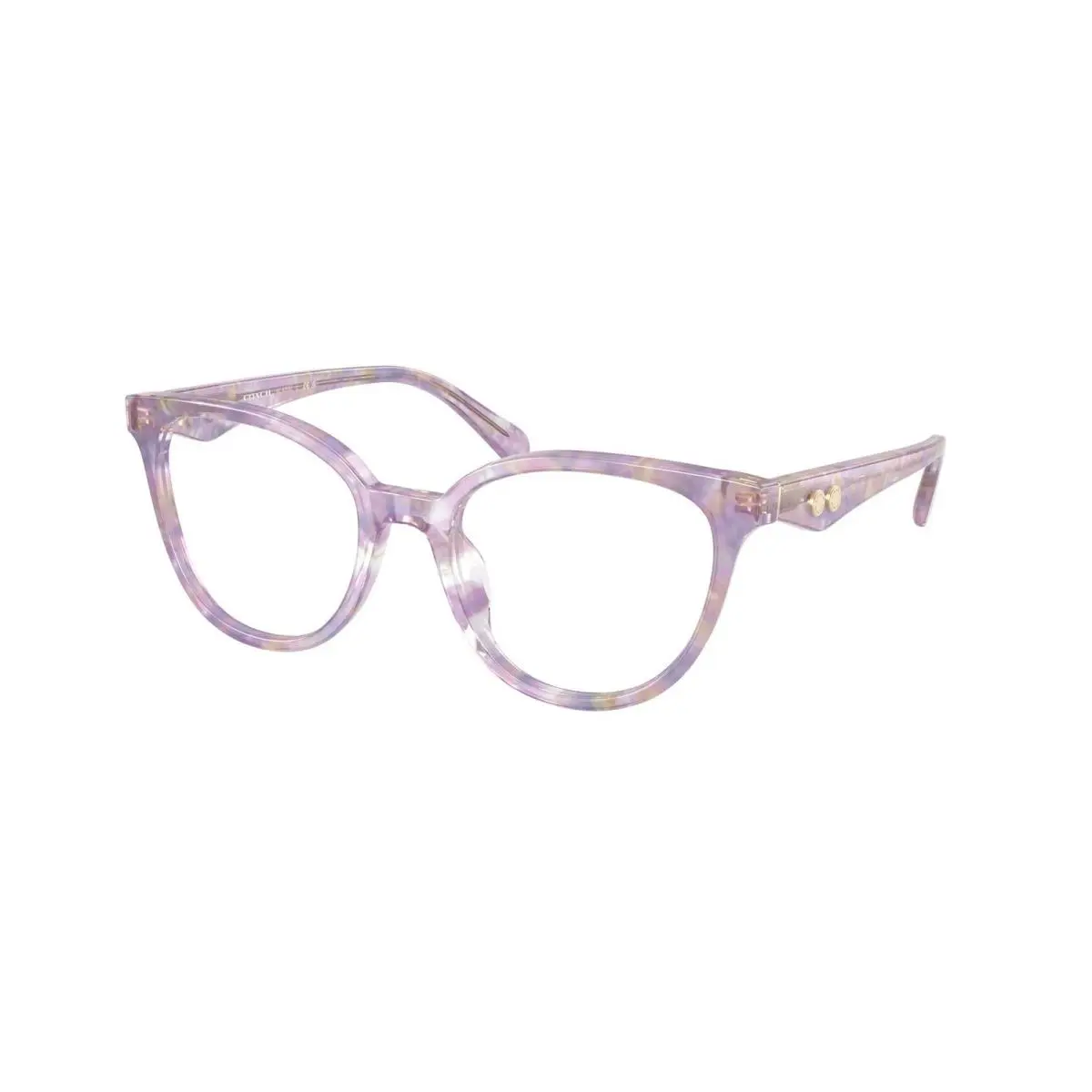 HC 6259 U Purple Watercolor / Demo Lens 5867 Size 51 Eyeglasses by Coach