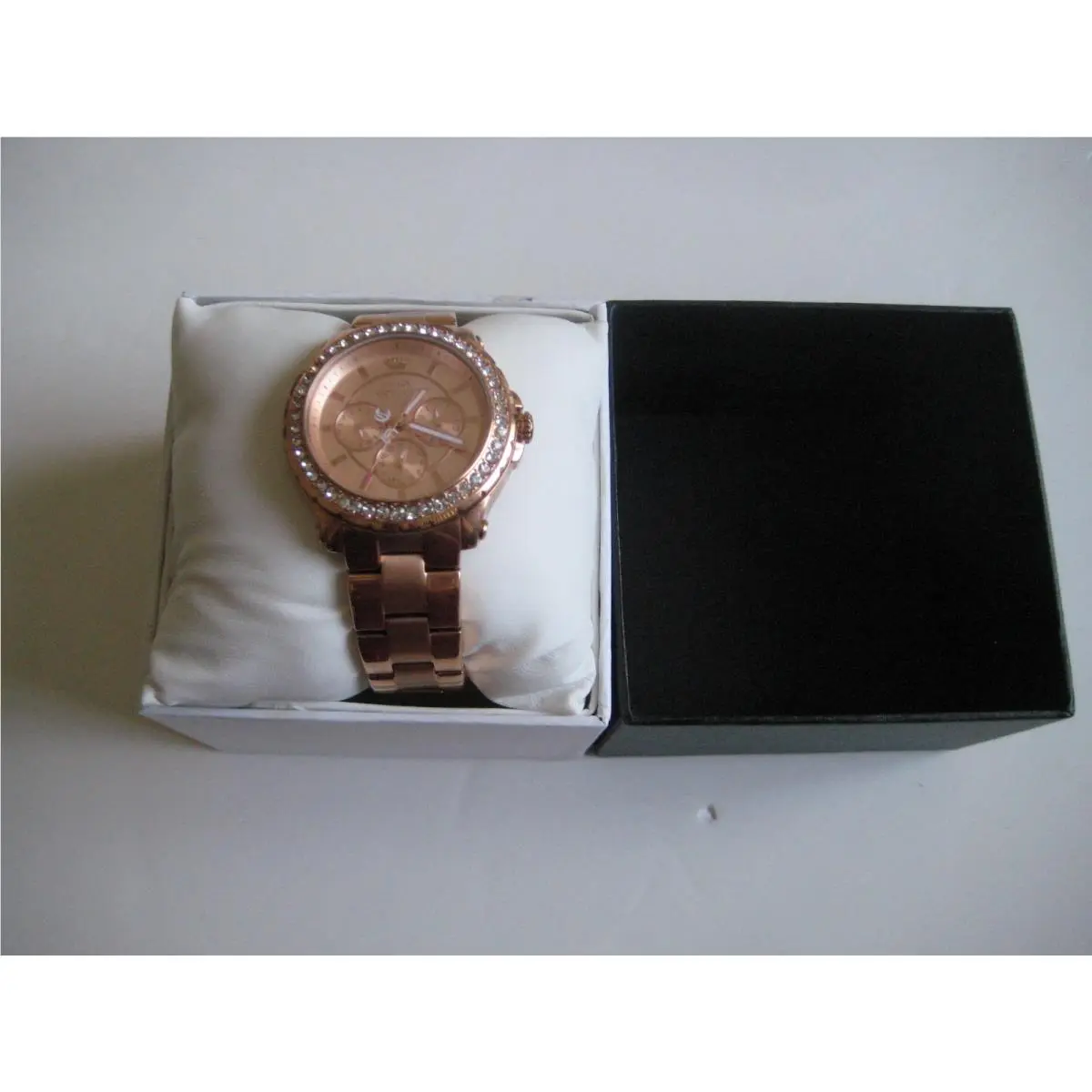 Women`s 1901050 Pedigree Rose Gold Plated Bracelet Watch by Juicy Couture
