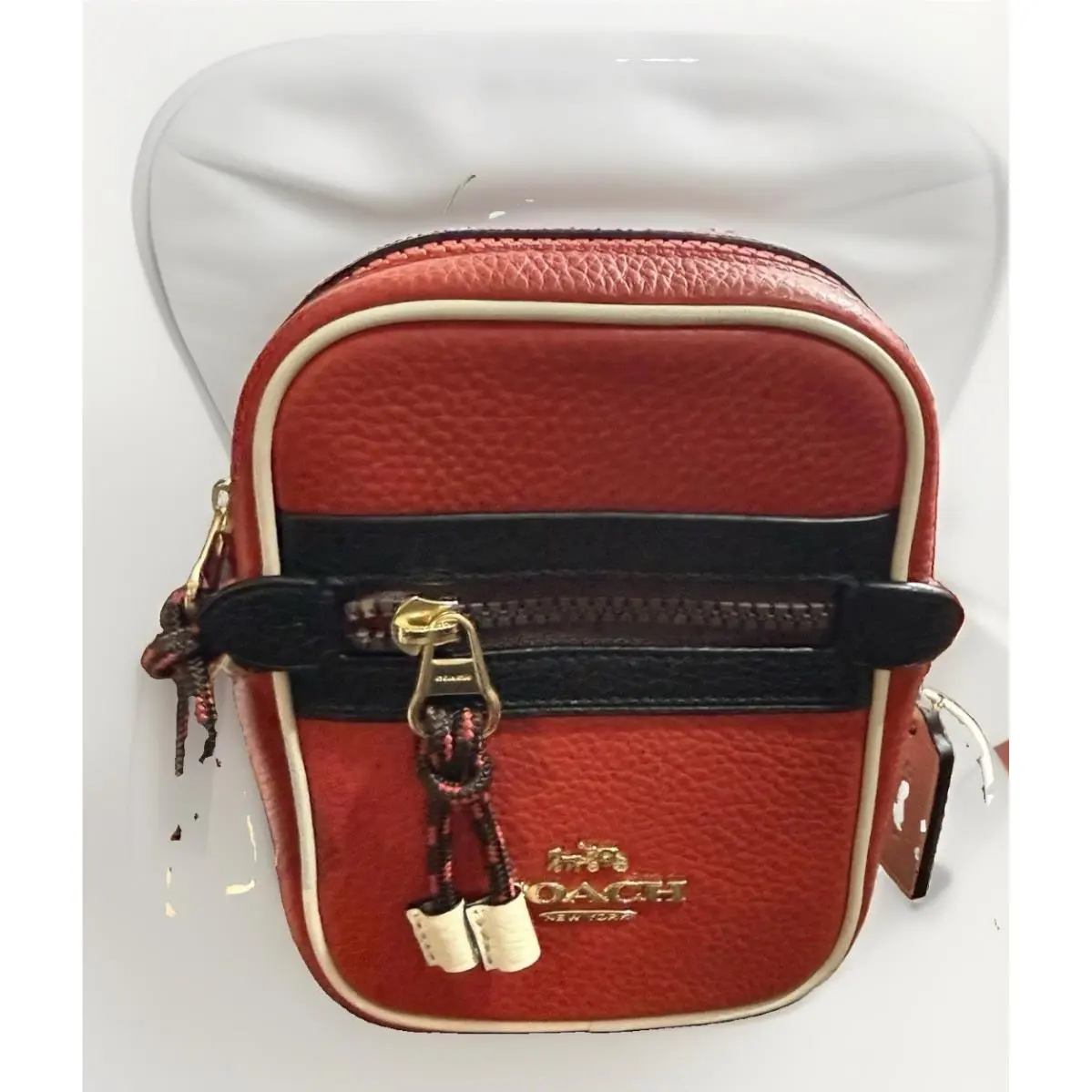 Bright Red Medium Camera Bag Tote Handbag F83267 Phoebe Sorry NO Strap by Coach