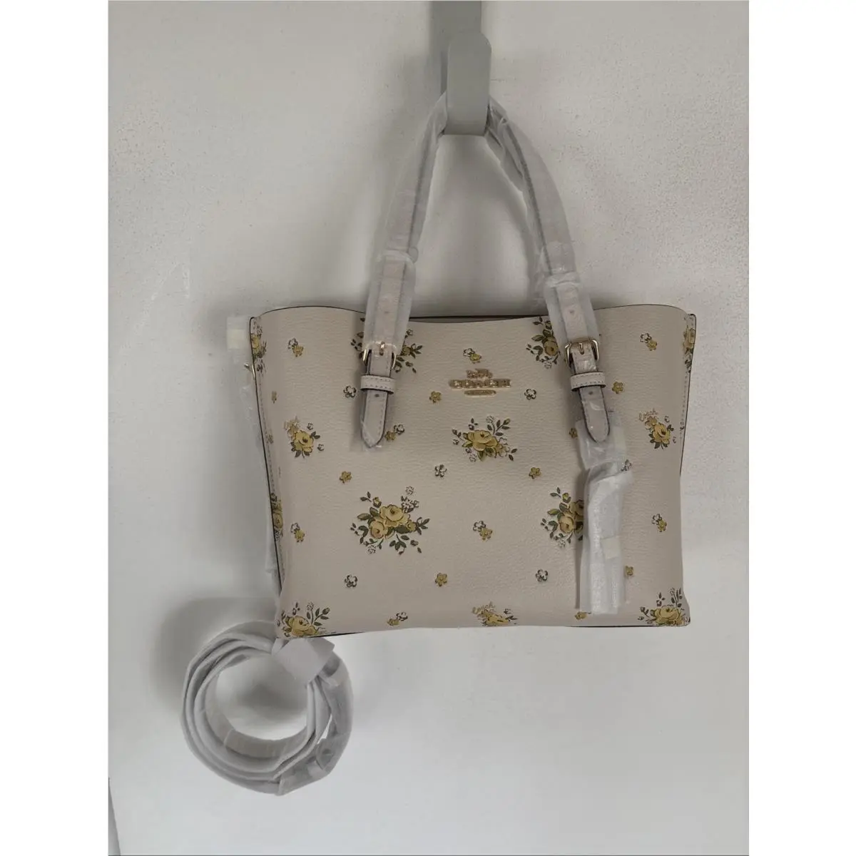 Floral Print Mollie 25 Satchel Crossbody Handbag Wristlet + Dust Bag ￼ by Coach