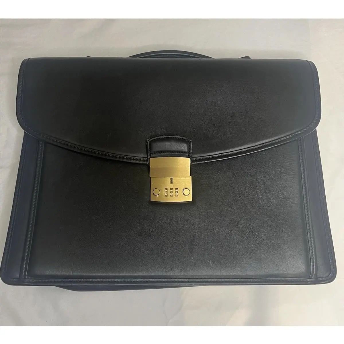 Business Bag 5357 Glove Tan Cowhide Leather Men`s Classic Japan by Coach