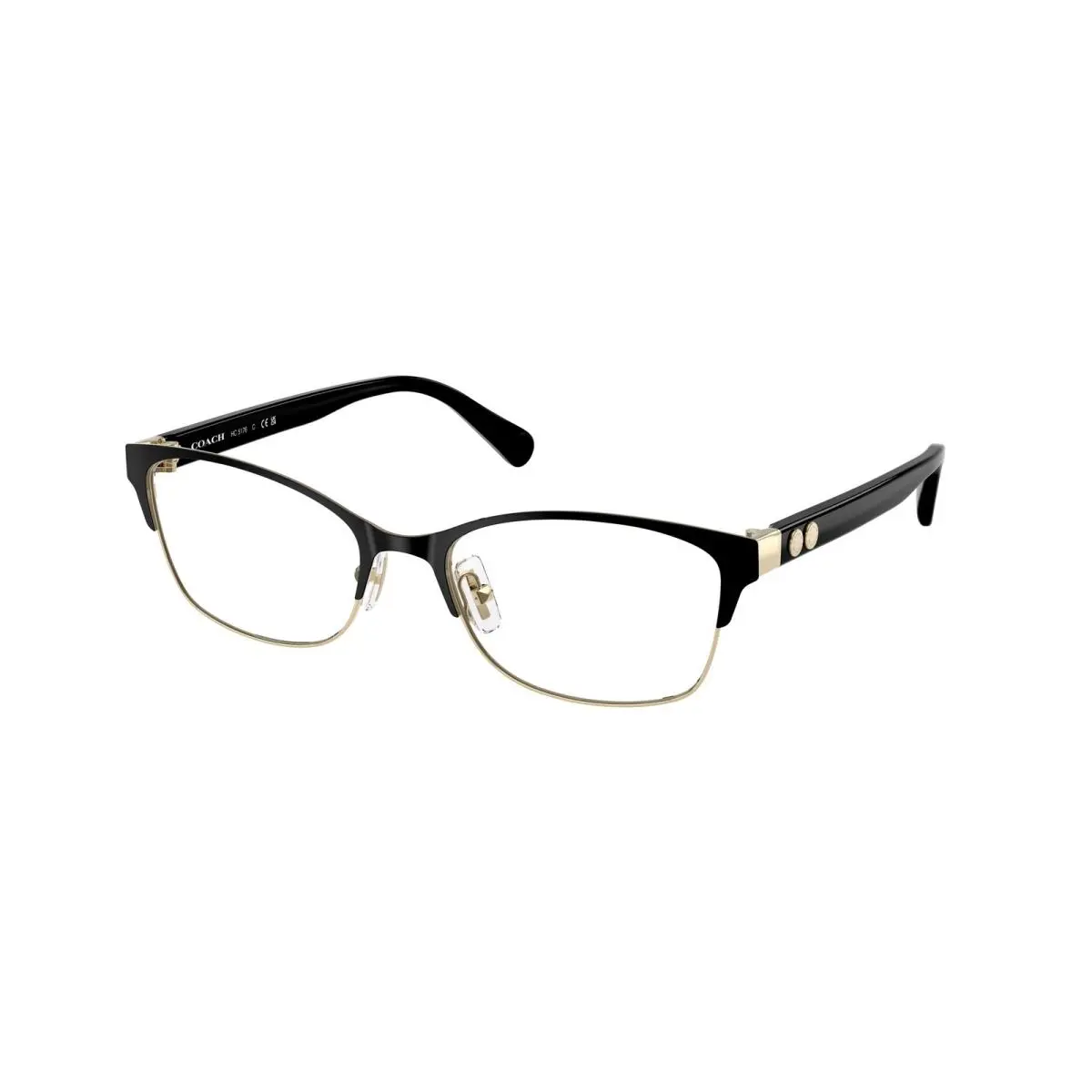 HC 5176 Light Gold/black 9435 Size 53 Eyeglasses by Coach