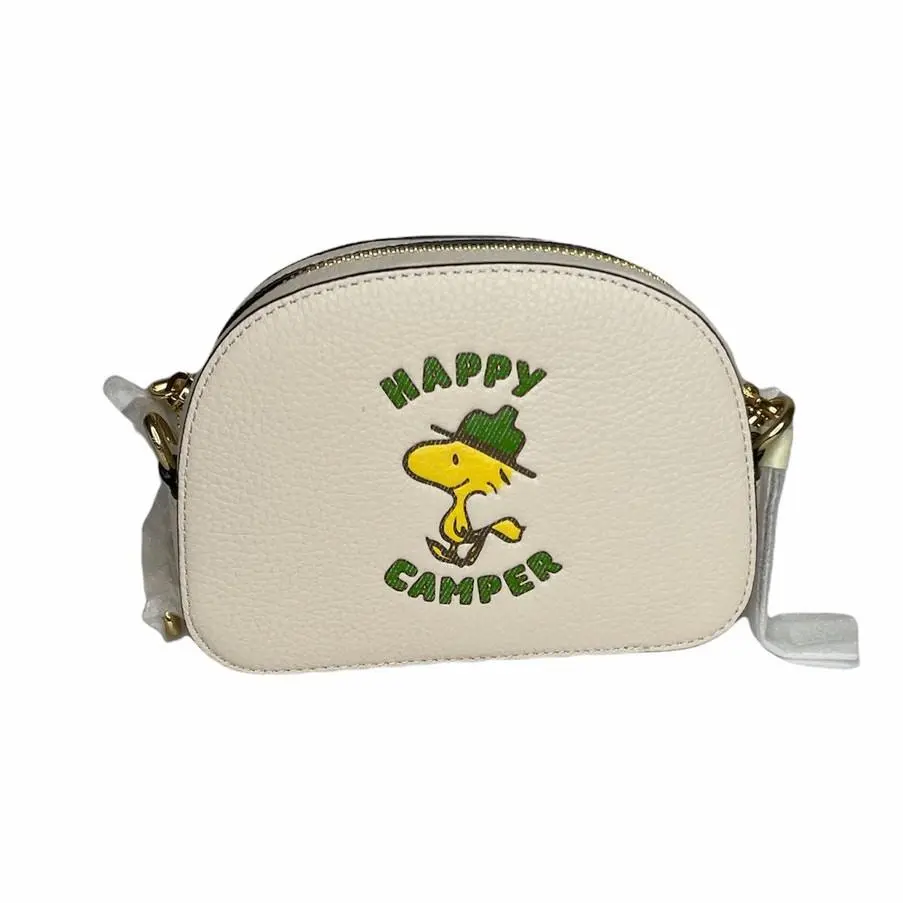 Peanuts Happy Camper Mini Serena Crossbody Bag w/ Woodstock by Coach
