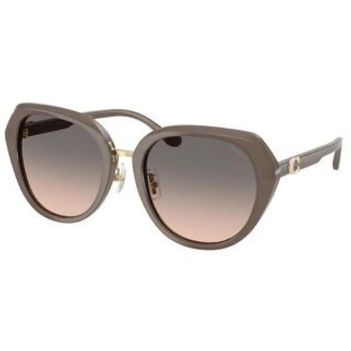 HC 8436 Milky Graphite / Grey Sand Gradient 5917G9 Size 55 Sunglasses by Coach