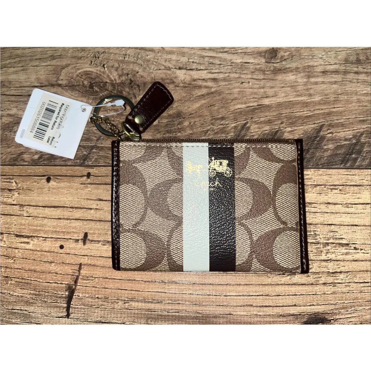 Coin Wallet Tan Classic  by Coach