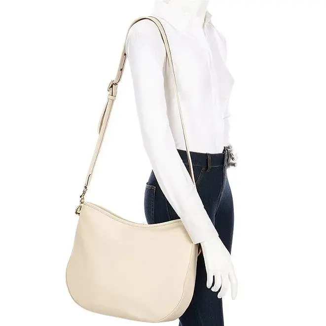 Soft Tabby Hobo Ivory Leather Shoulder Bag C6340 by Coach