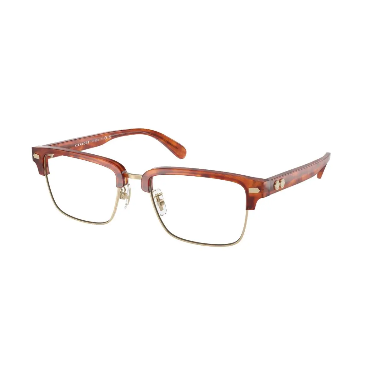 HC 6253 Caramel Tortoise / Demo Lens 5774 Size 54 Eyeglasses by Coach