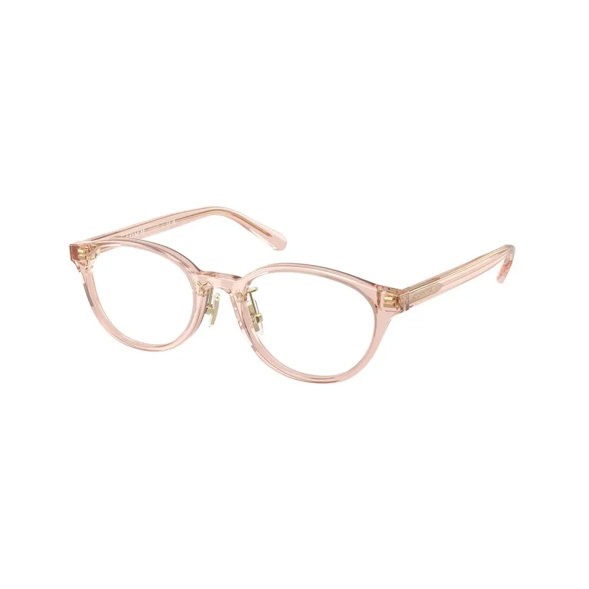 HC 6152 D Transparent Pink 5668 Size 49 Eyeglasses by Coach