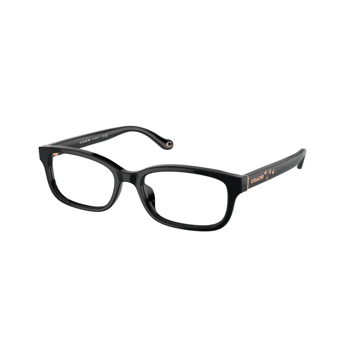 HC 6233 U Black 5002 Size 52 Eyeglasses by Coach