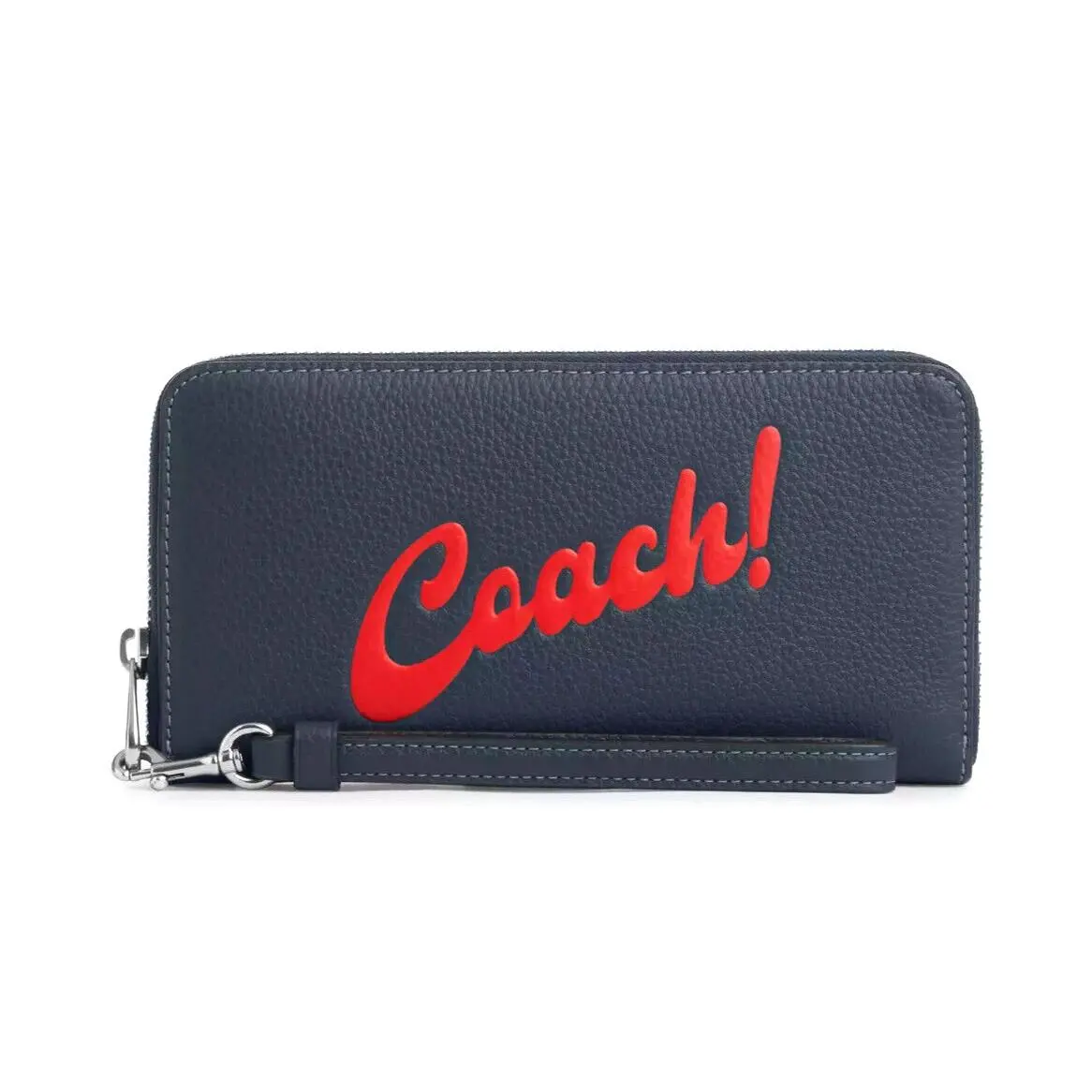 CU381 Long Zip Around Wallet with  Graphic Denim Multi by Coach