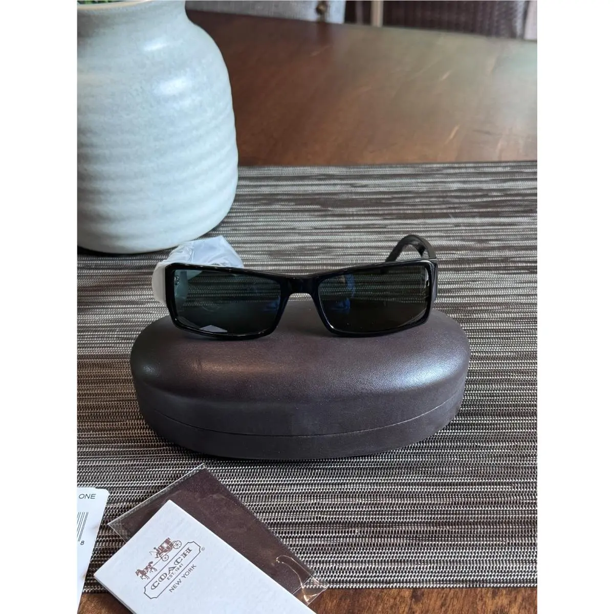 Women`s Varick L803 Rectangle Sunglasses Case by Coach