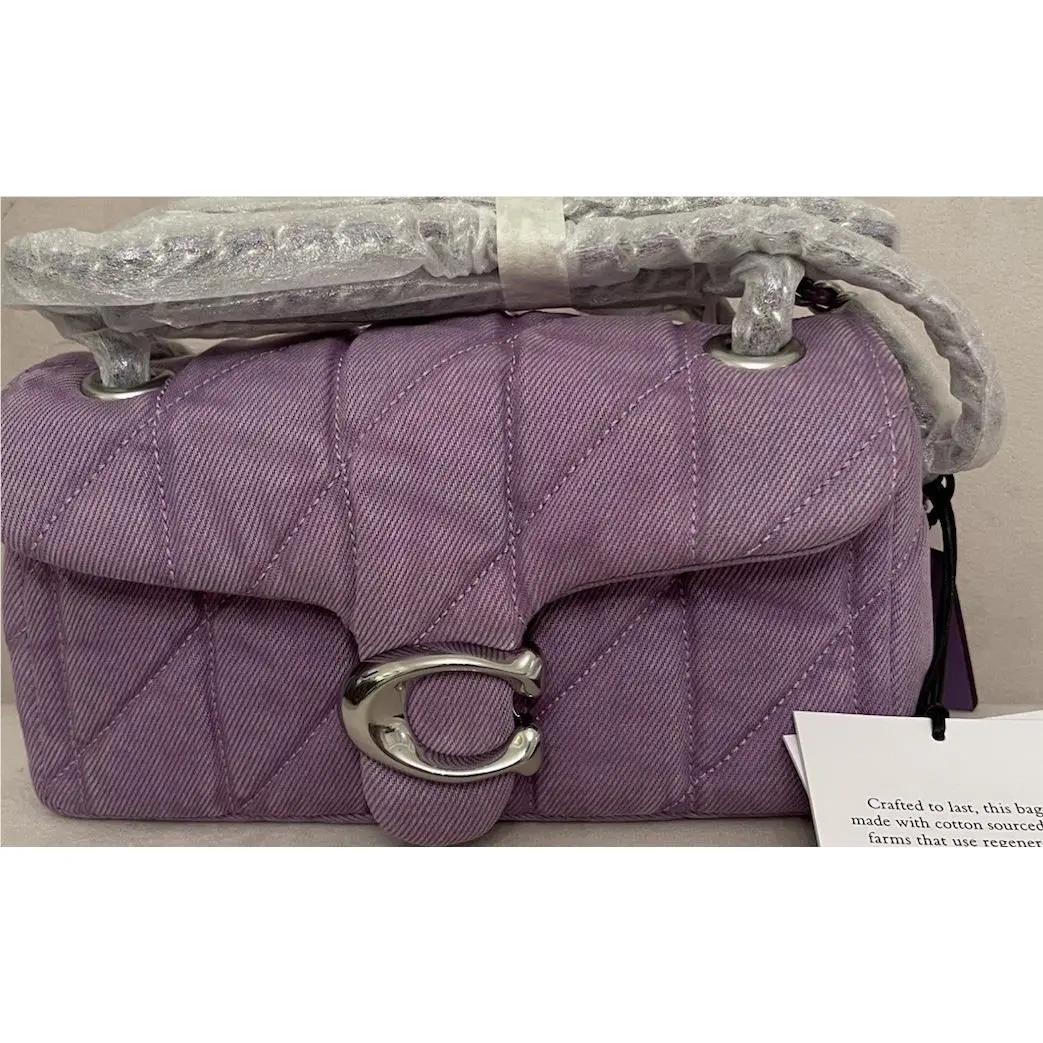Iris Quilted Denim Tabby 20 Gift Boxed or Gift Wrapped by Coach
