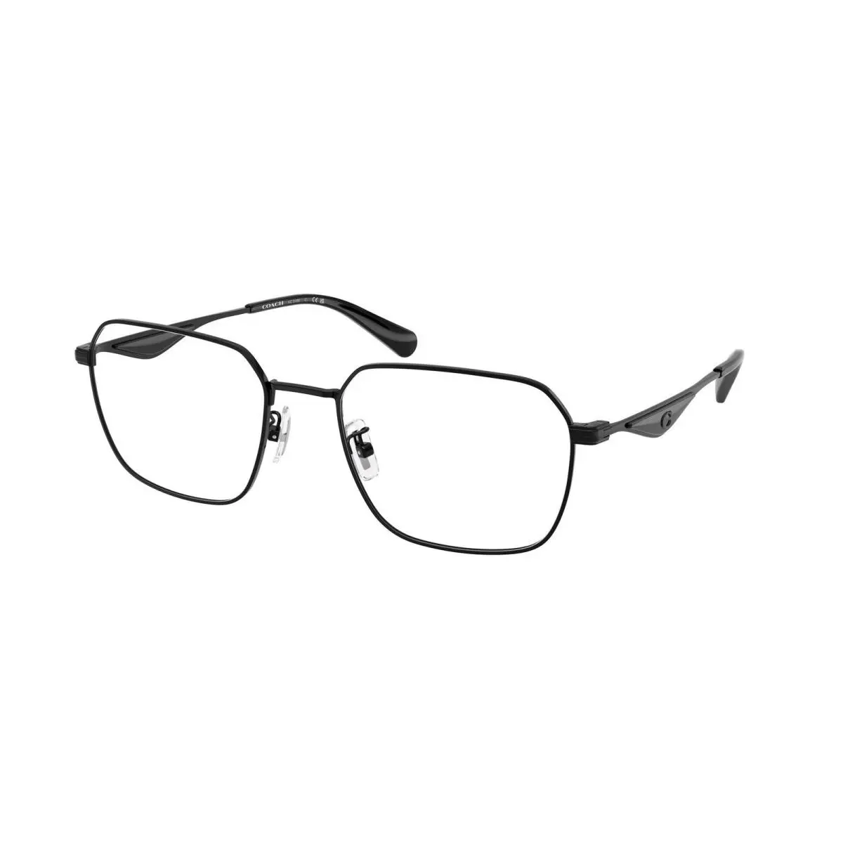 HC 5186 Satin Black Demo Lens 9393 Size 57 Eyeglasses by Coach