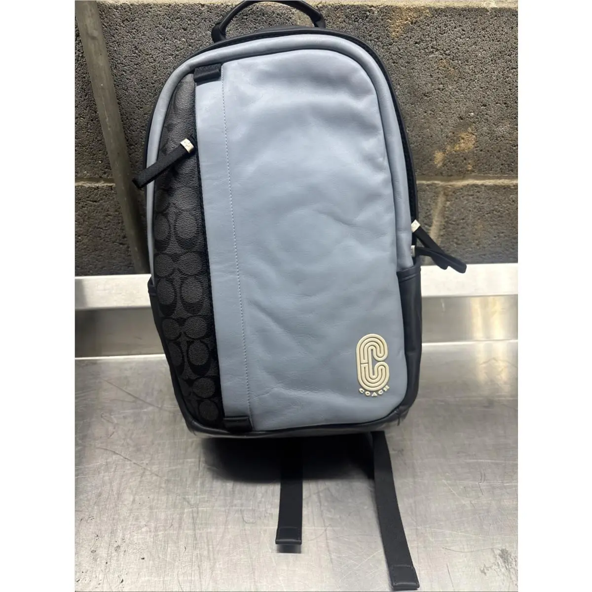 Edge Backpack In Colorblock Signature Canvas Patch. 3764 by Coach