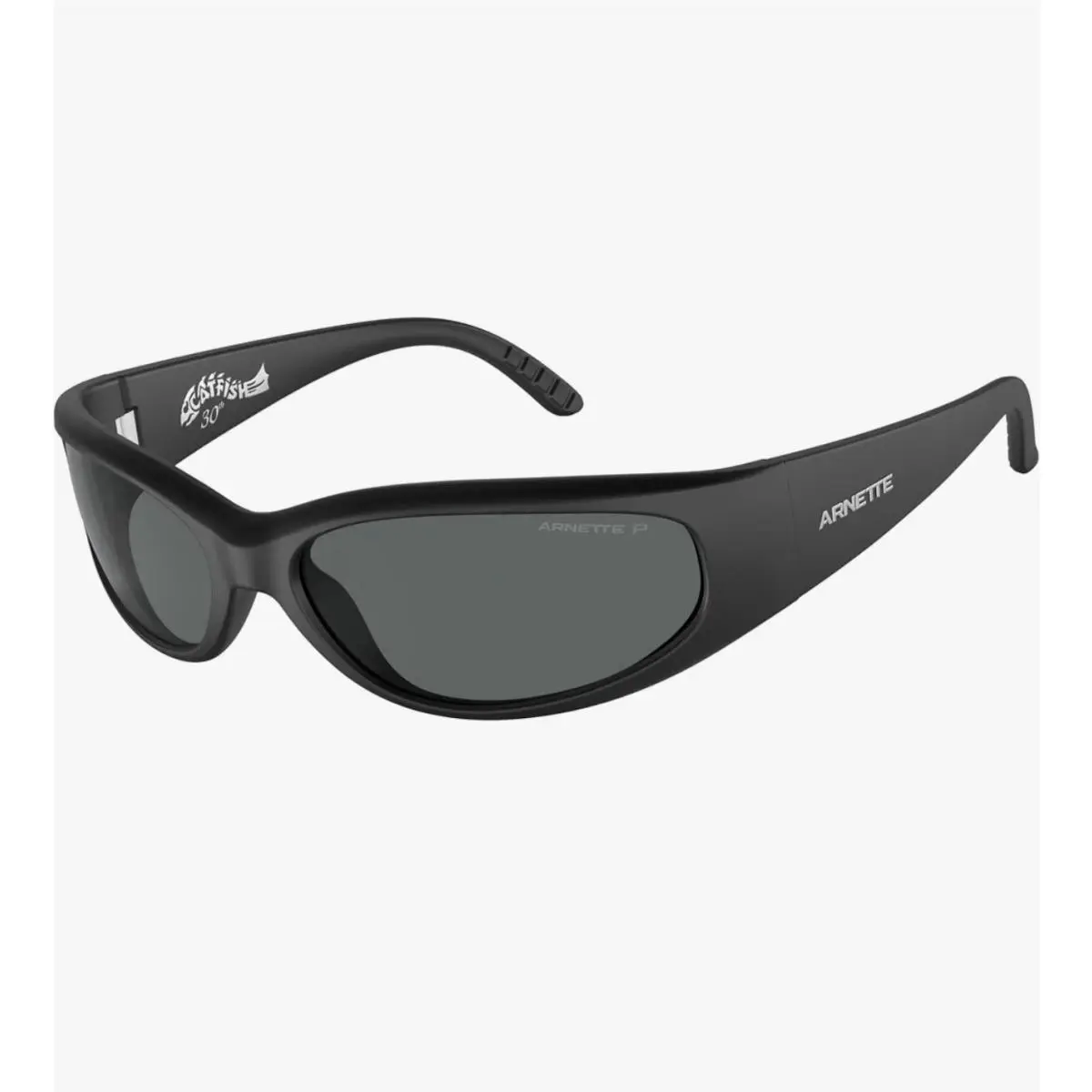 AN4302 275881 Catfish Matte Black Dk Grey Polarized 65 Unisex Sunglasses by Arnette