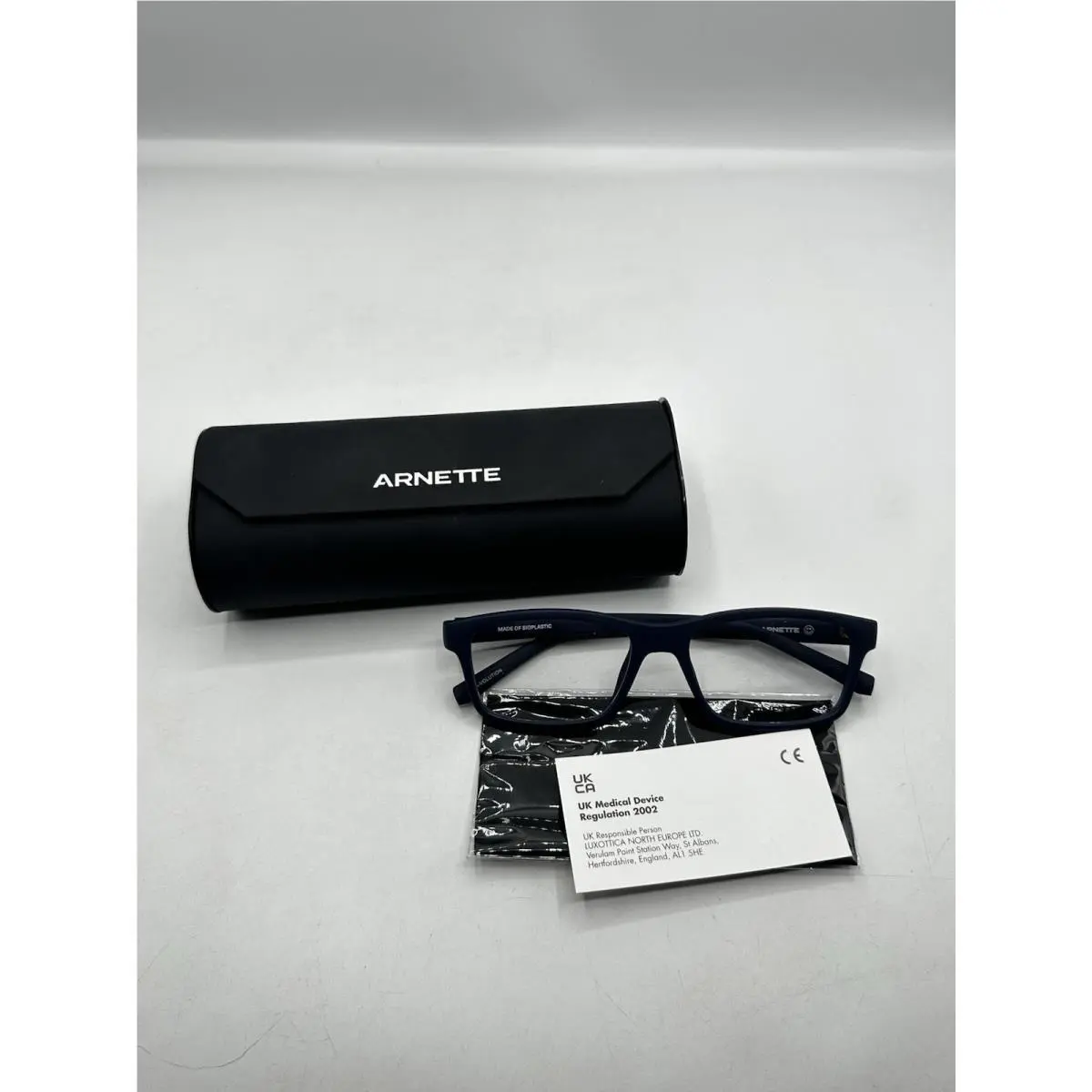 AN7237U 2759 Matte Blue Eyeglasses Frames 54-17-145 with Case by Arnette
