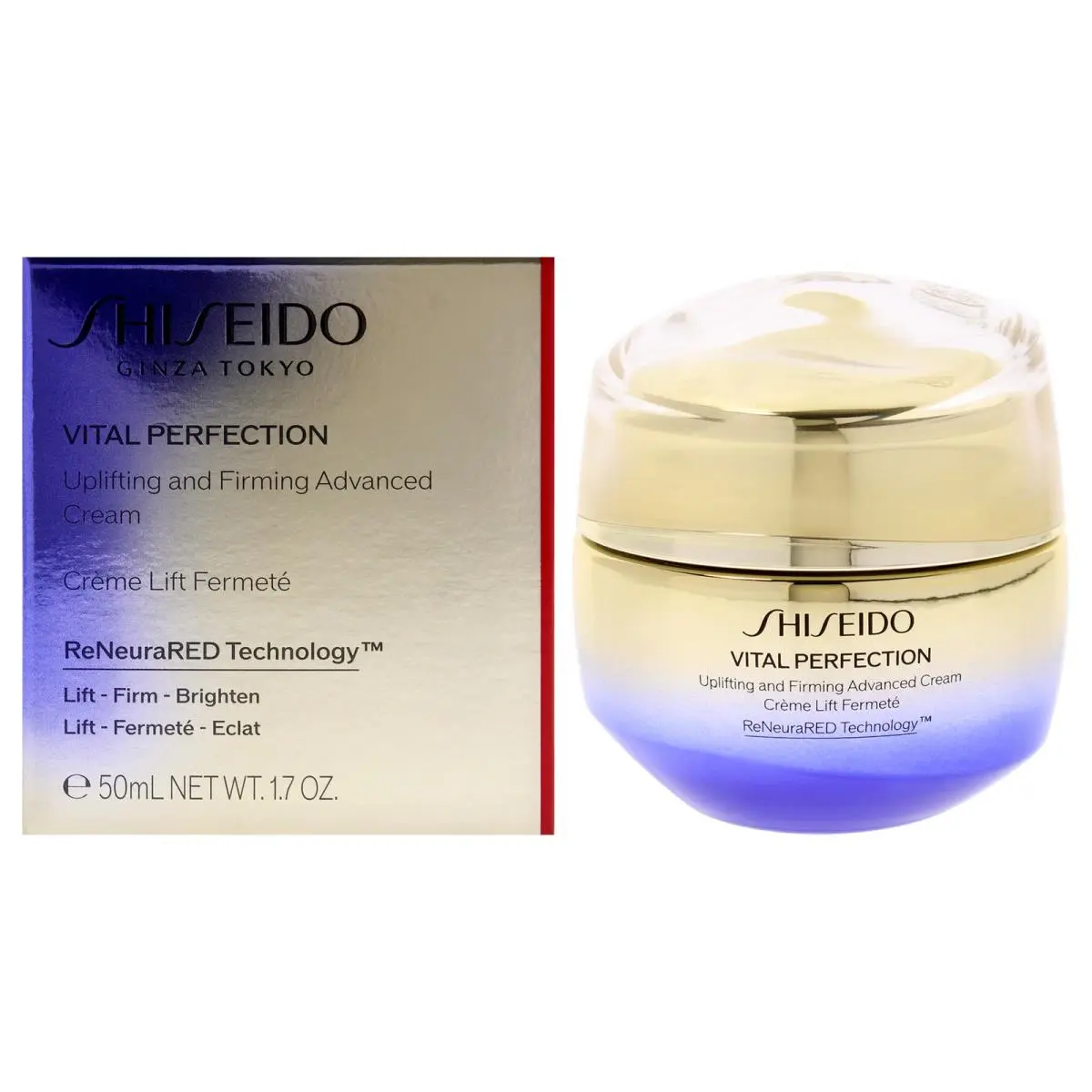 2 Pack Vital Perfection Uplifting and Firming Advanced Cream - 1.7 oz by Shiseido