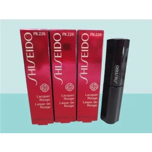Lacquer Rouge PK226 0.2 OZ Box Lot OF 3 by Shiseido