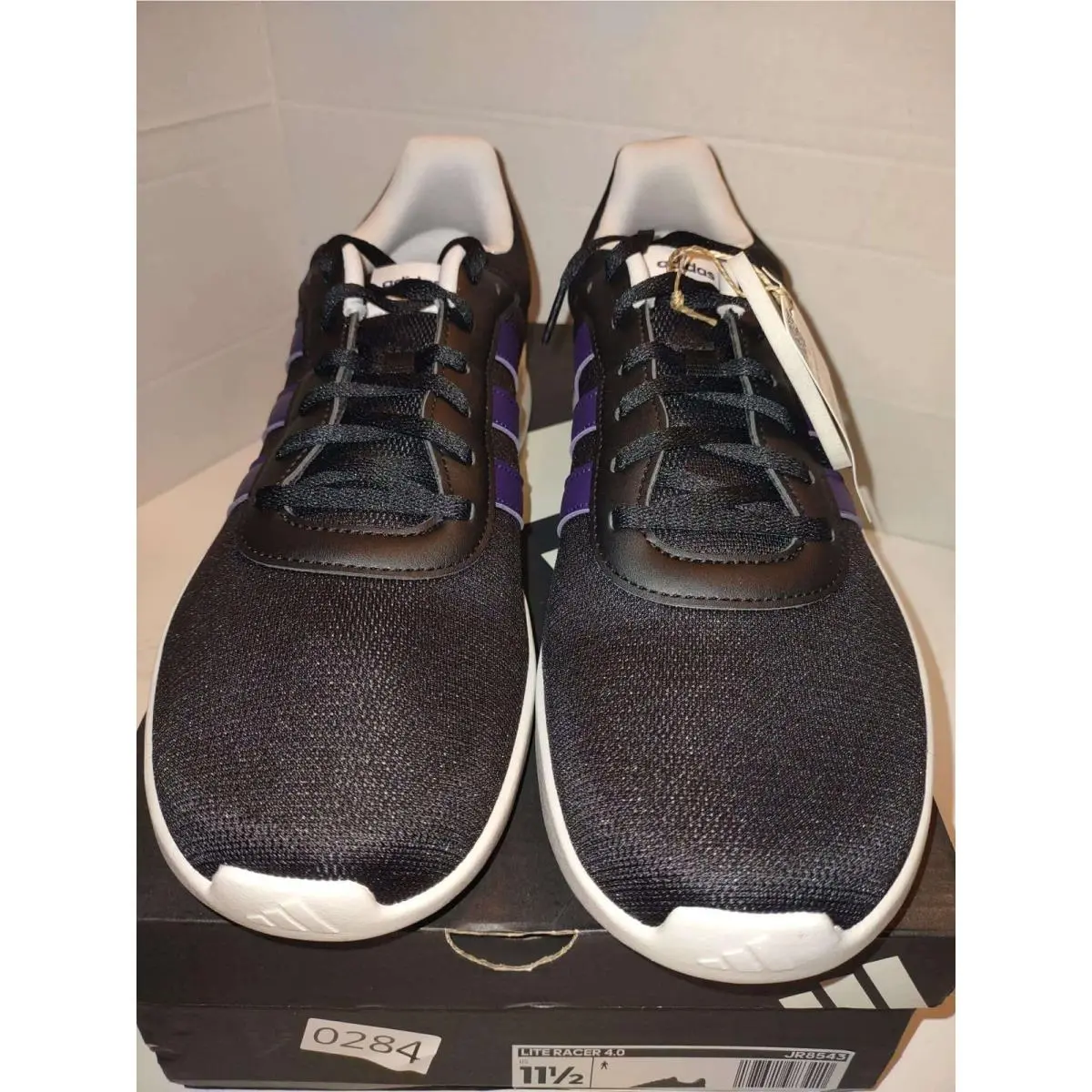 Adidas shoes - Lite Racer 4.0 - Lite Racer - JR8543 - Black (UPC: 197621983420) 9