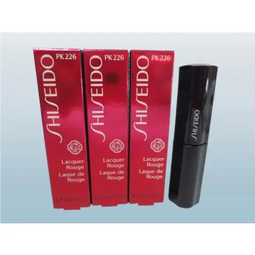 Lacquer Rouge PK226 0.2 OZ Box Lot OF 3 by Shiseido