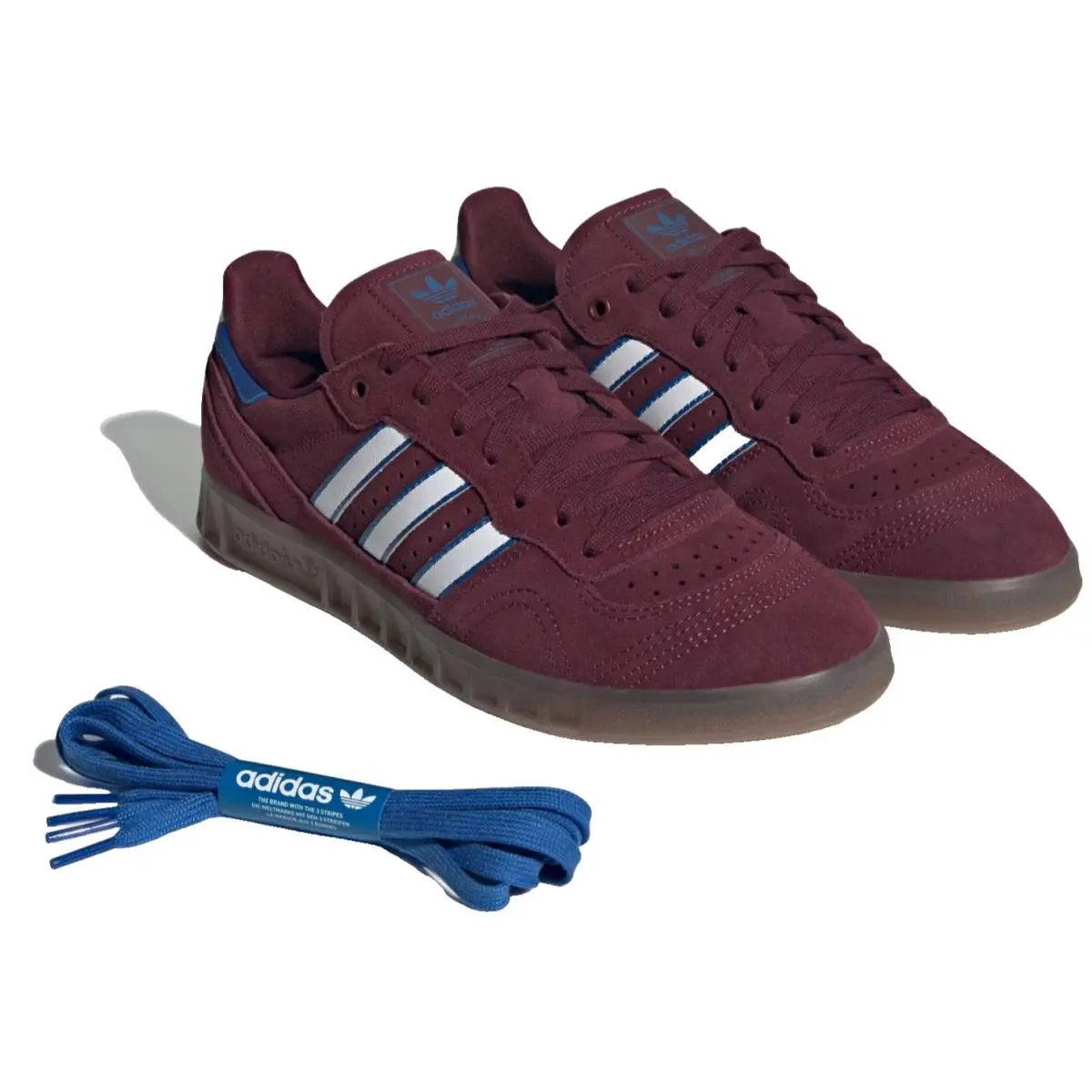 Originals Handball Top Shoes Maroon/cloud White/blue US Men 4.5 Wmn 5.5 by Adidas