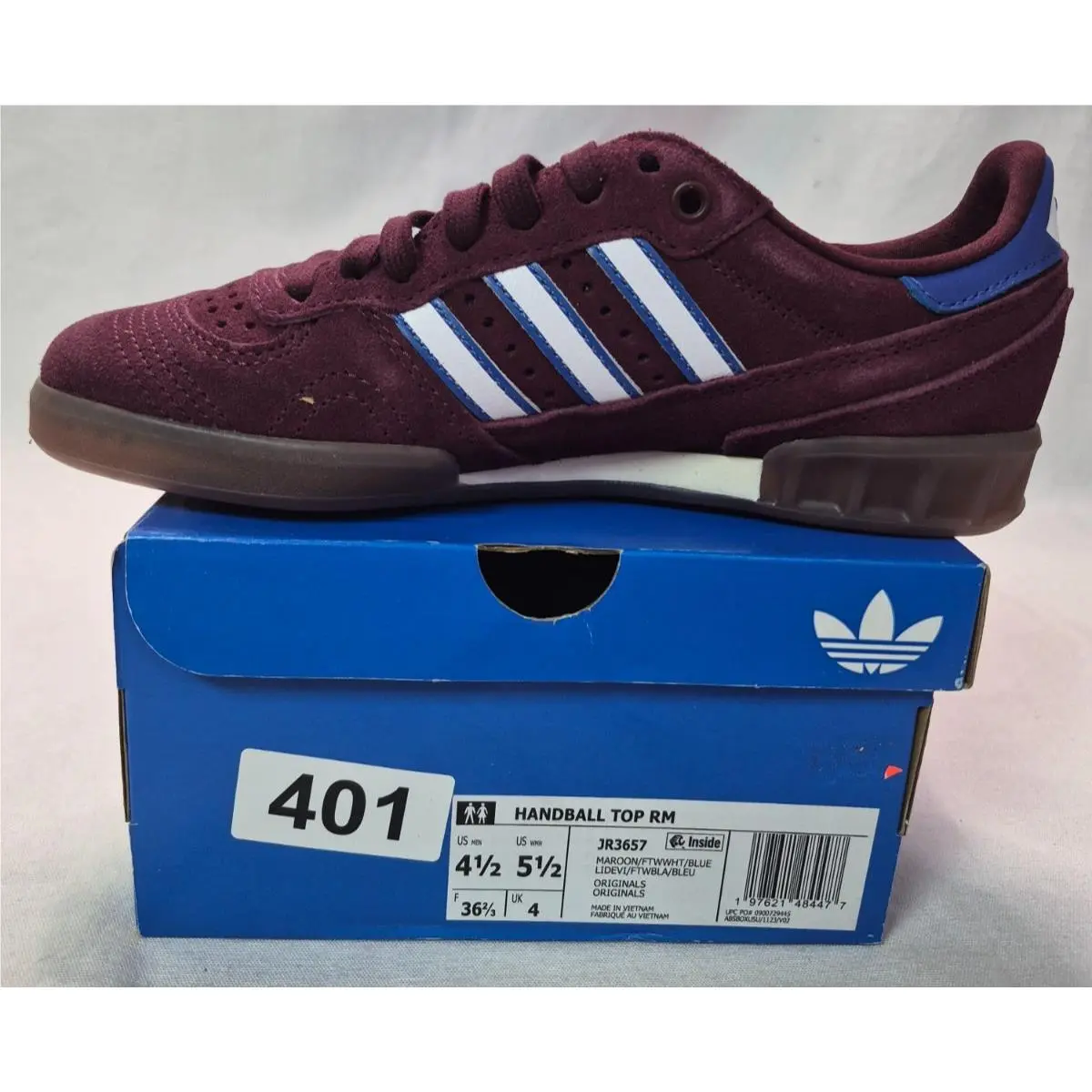 Adidas shoes - adidas Originals - Originals - JR3657 - Maroon/Cloud White/Blue (UPC: 197621484477) 7