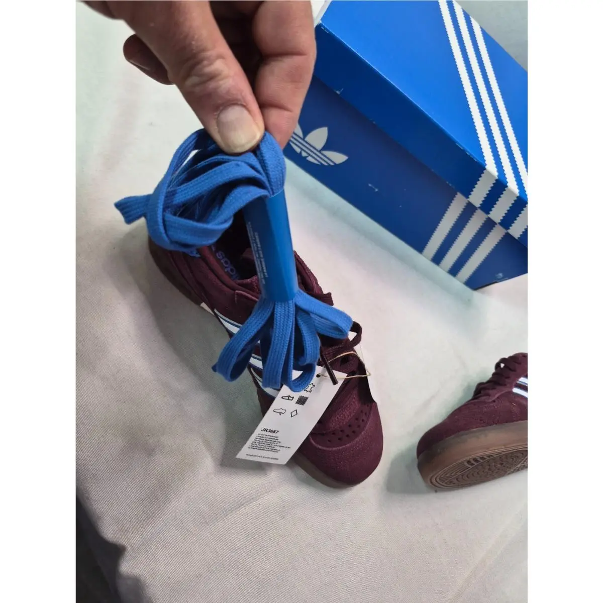 Adidas shoes - adidas Originals - Originals - JR3657 - Maroon/Cloud White/Blue (UPC: 197621484477) 9