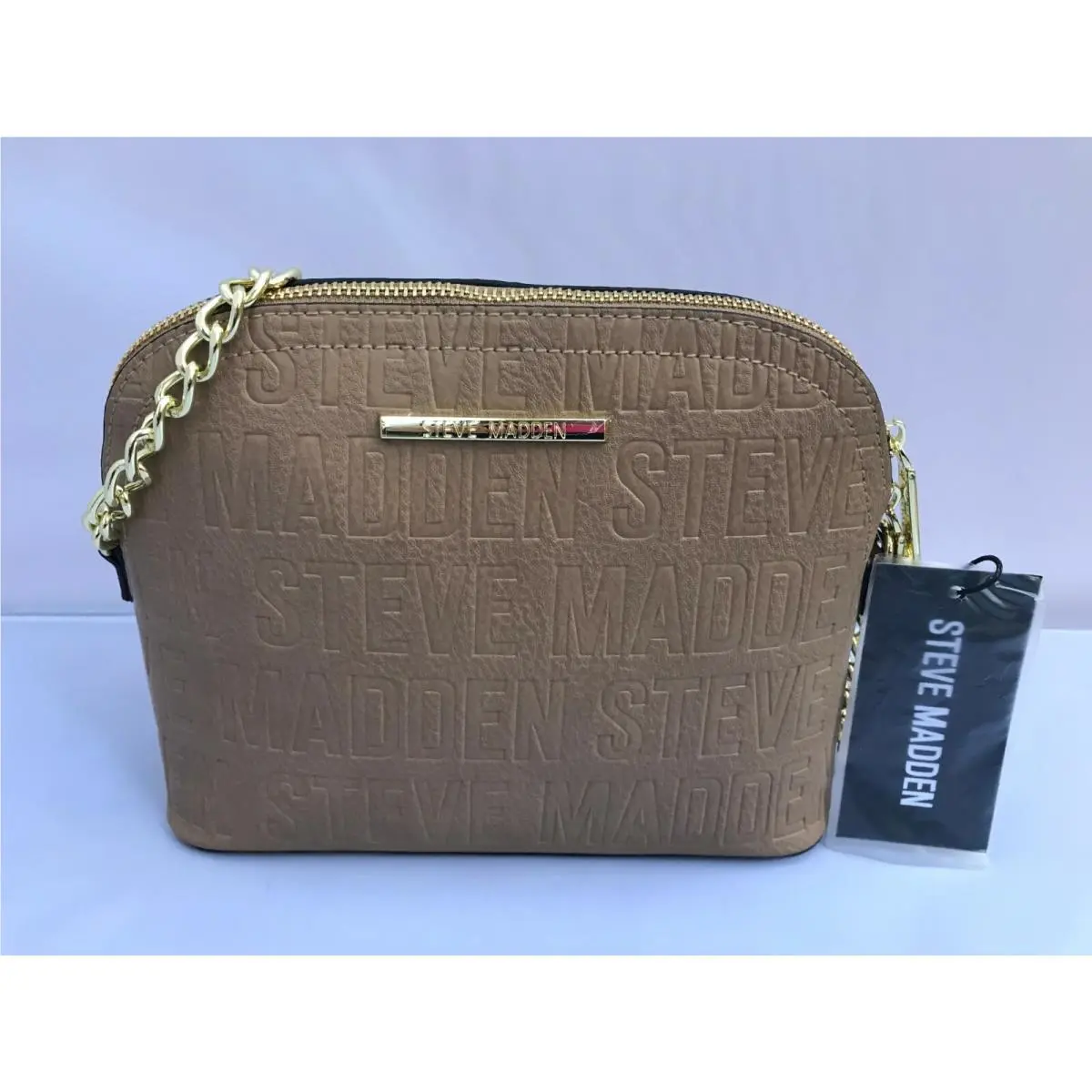 Steven Madden Bmarylin Logo Crossbody Purse DT 517050 Choose Your Color Mushroom by Steve Madden