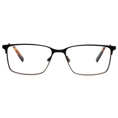 Steve Madden Trekker Black Unisex Rectangle Eyeglasses Frames 54-16-145