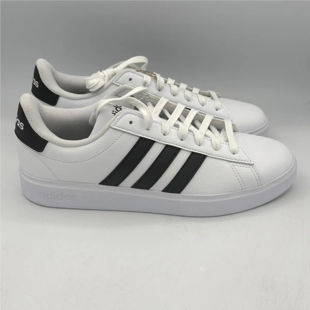 Grand Court 2.0 Sneakers Mens 9.5 White Black GW9195 by Adidas