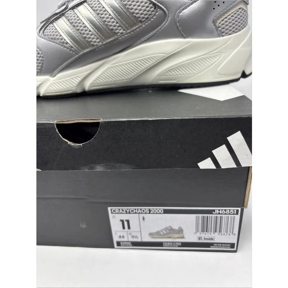 Adidas shoes - adidas Crazychaos 2000 Lace Up - JH6851 - Grey, Silver 0