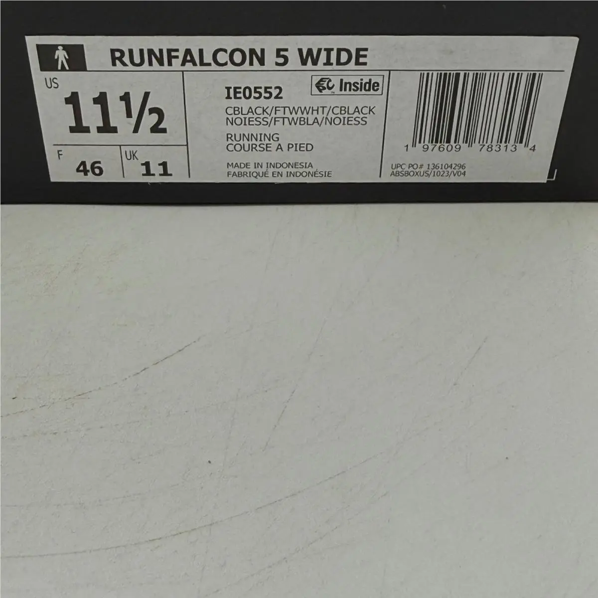 Adidas shoes - Runfalcon 5 Wide - Runfalcon Wide - Black 5