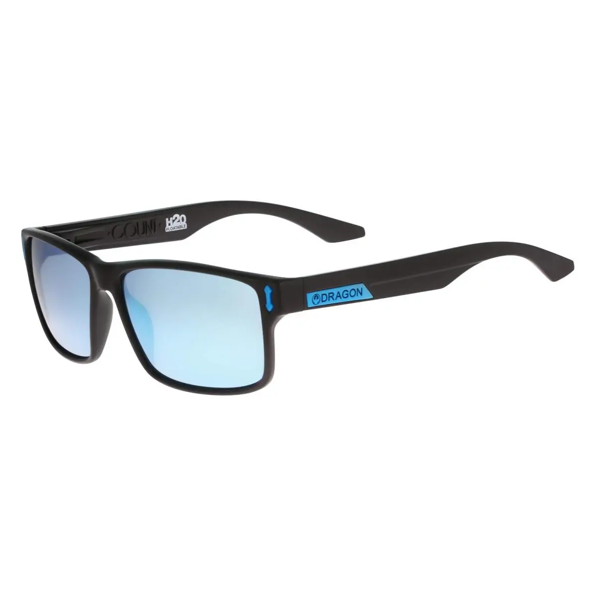 Dragon DR Count LL H2O 455 Matte Black Floating Polarized Sunglasses by Dragon Alliance