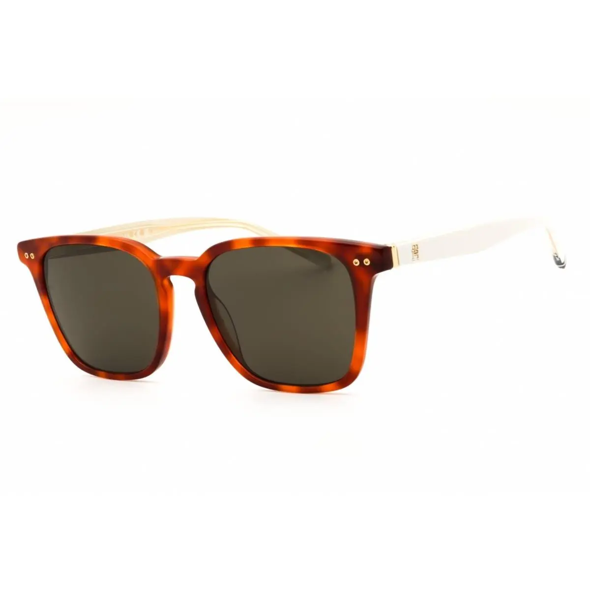 Tommy Hilfiger Men`s Sunglasses Red Havana Square Full Rim Frame TH 2158/S 0UC