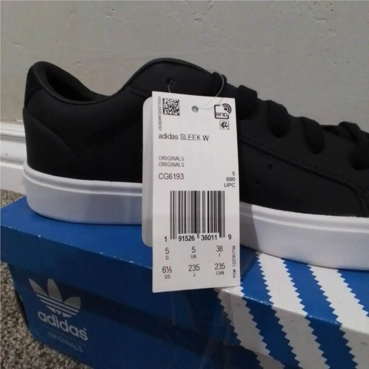Adidas shoes - Adidas	Sleek W CG6193 - CG6193 - Black 5