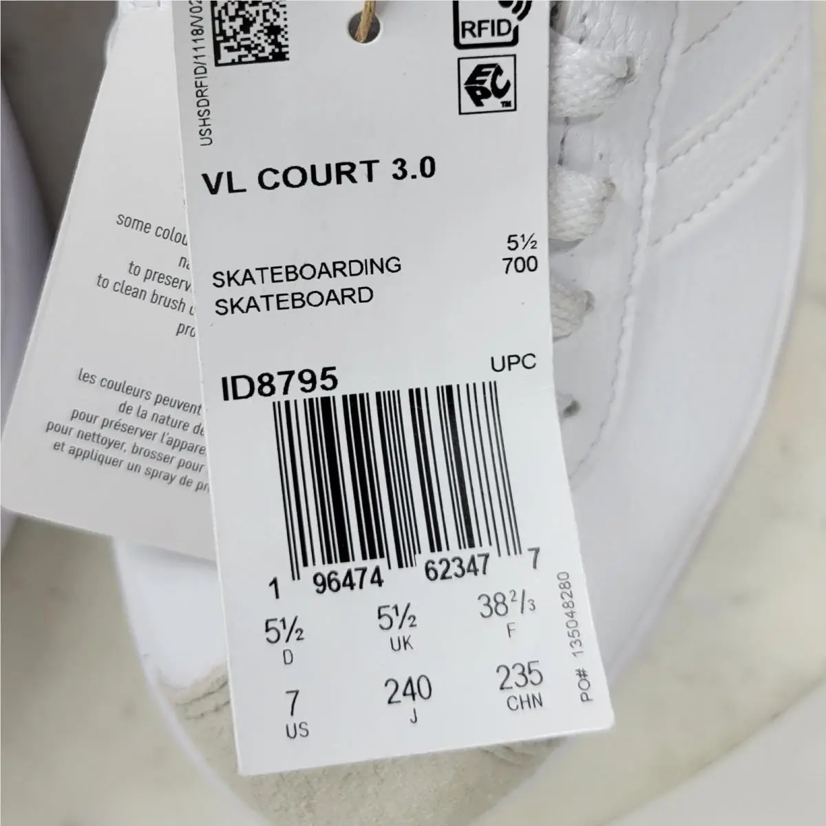 Adidas shoes - VL Court 3.0 - Court - White 6