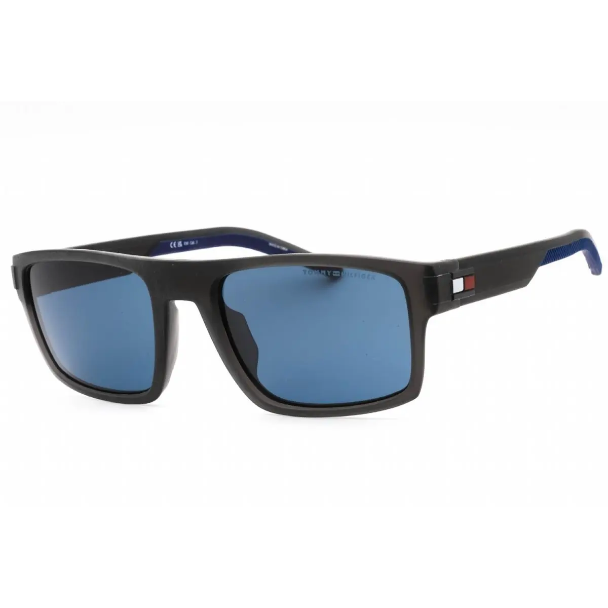 TH 1977/S 0FRE KU Matte Grey/blue 55-20-140 Sunglasses by Tommy Hilfiger
