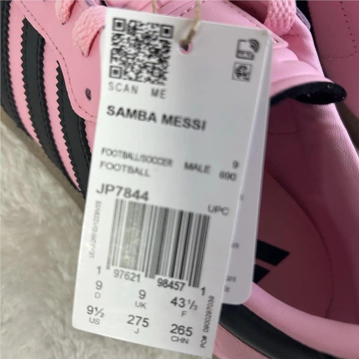 Adidas shoes - Adidas Samba Messi - Samba Messi - Pink 5