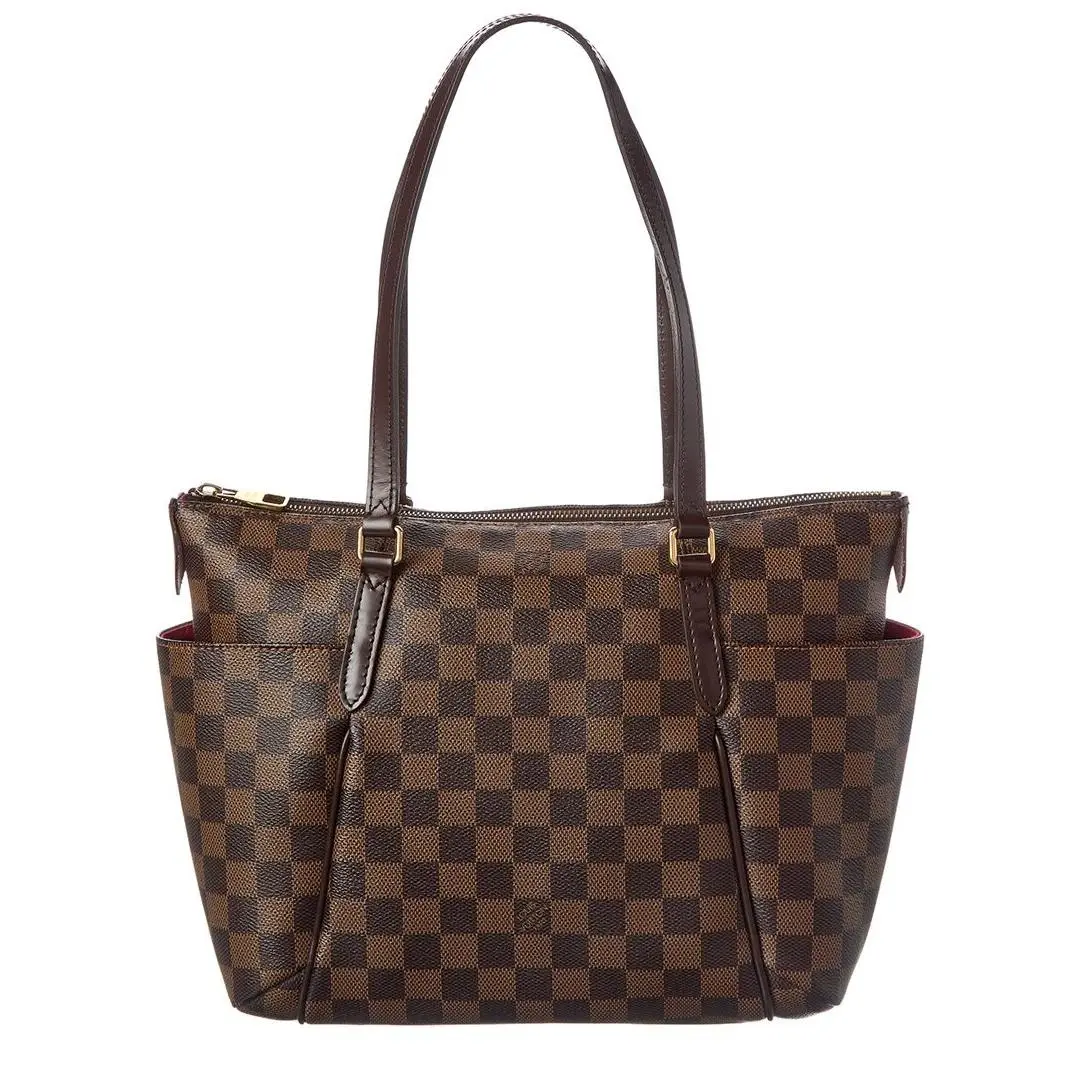 Brown Damier Ebene Coated Canvas Totally Pm Pre-loved by Louis Vuitton