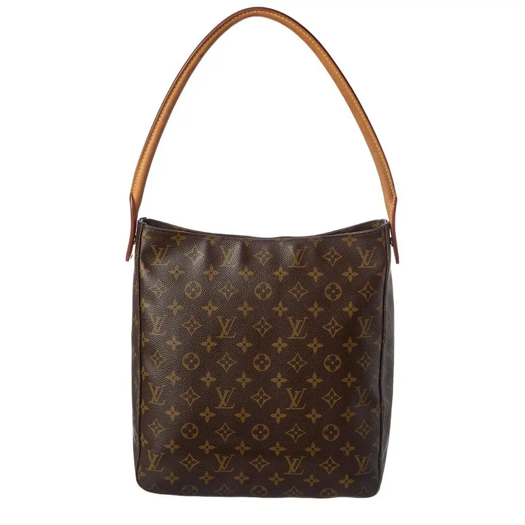 Brown Monogram Coated Canvas Looping Gm Pre-loved by Louis Vuitton