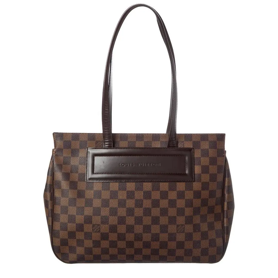 Brown Damier Ebene Coated Canvas Parioli Pm Pre-loved by Louis Vuitton
