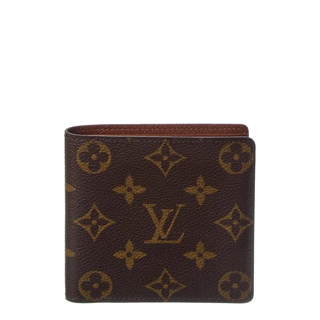 Brown Monogram Coated Canvas Marco Pre-loved Women`s by Louis Vuitton