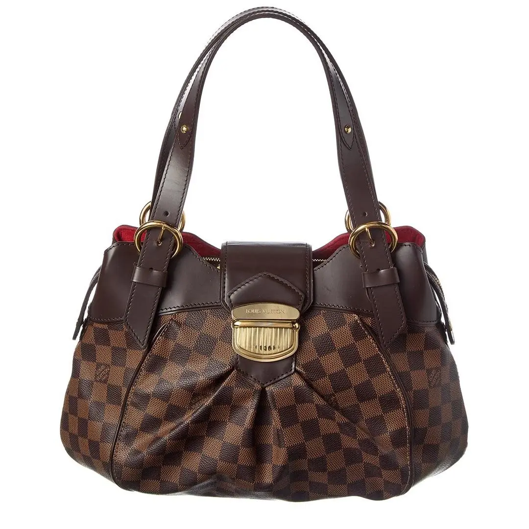 Brown Damier Ebene Coated Canvas Sistina Pm Pre-loved by Louis Vuitton