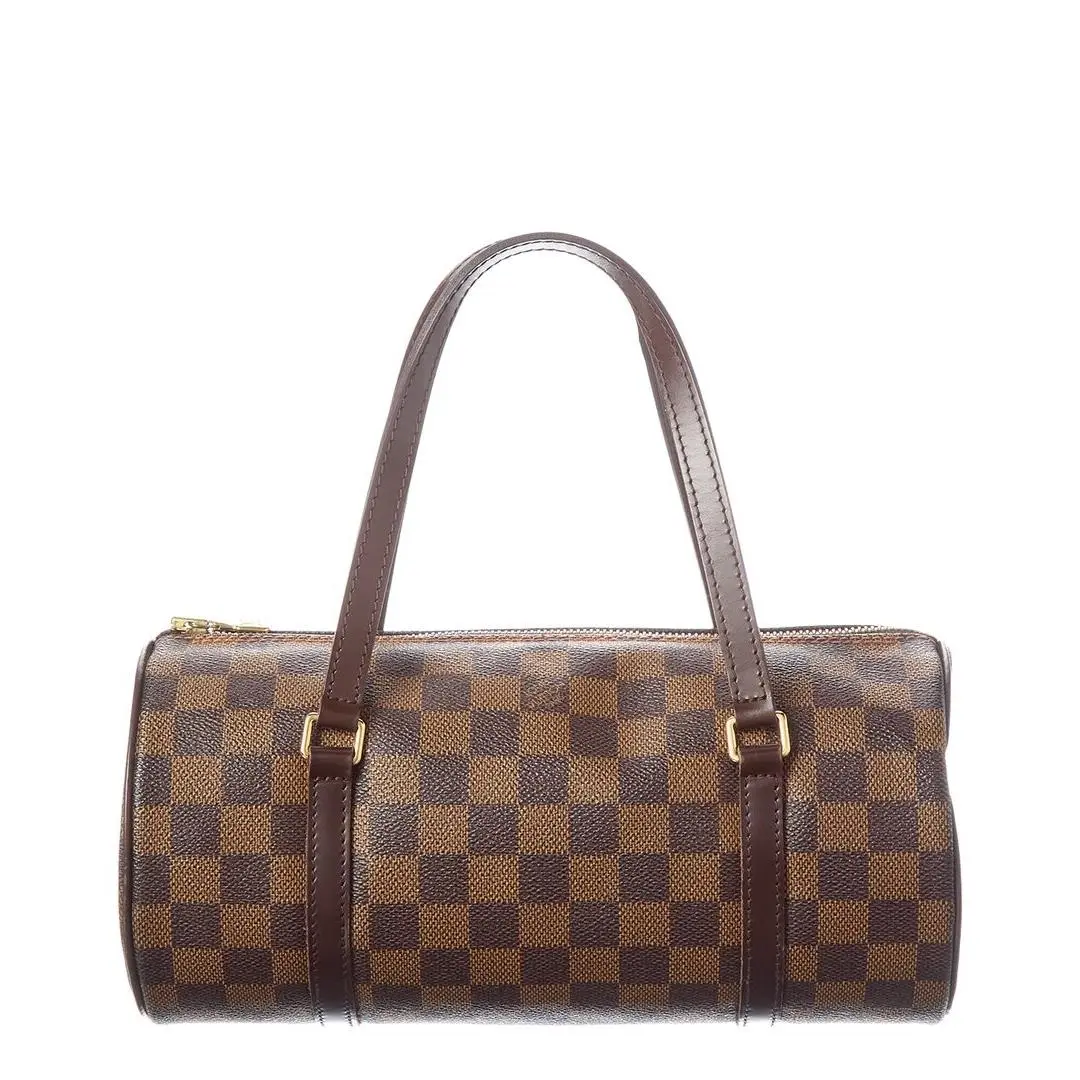 Brown Damier Ebene Coated Canvas Papillon 26 Pre-loved by Louis Vuitton