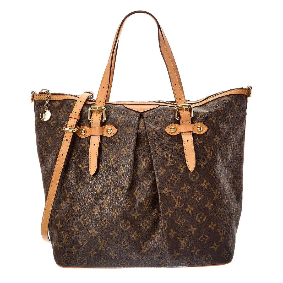 Brown Monogram Canvas Palermo Gm Pre-loved Women`s by Louis Vuitton