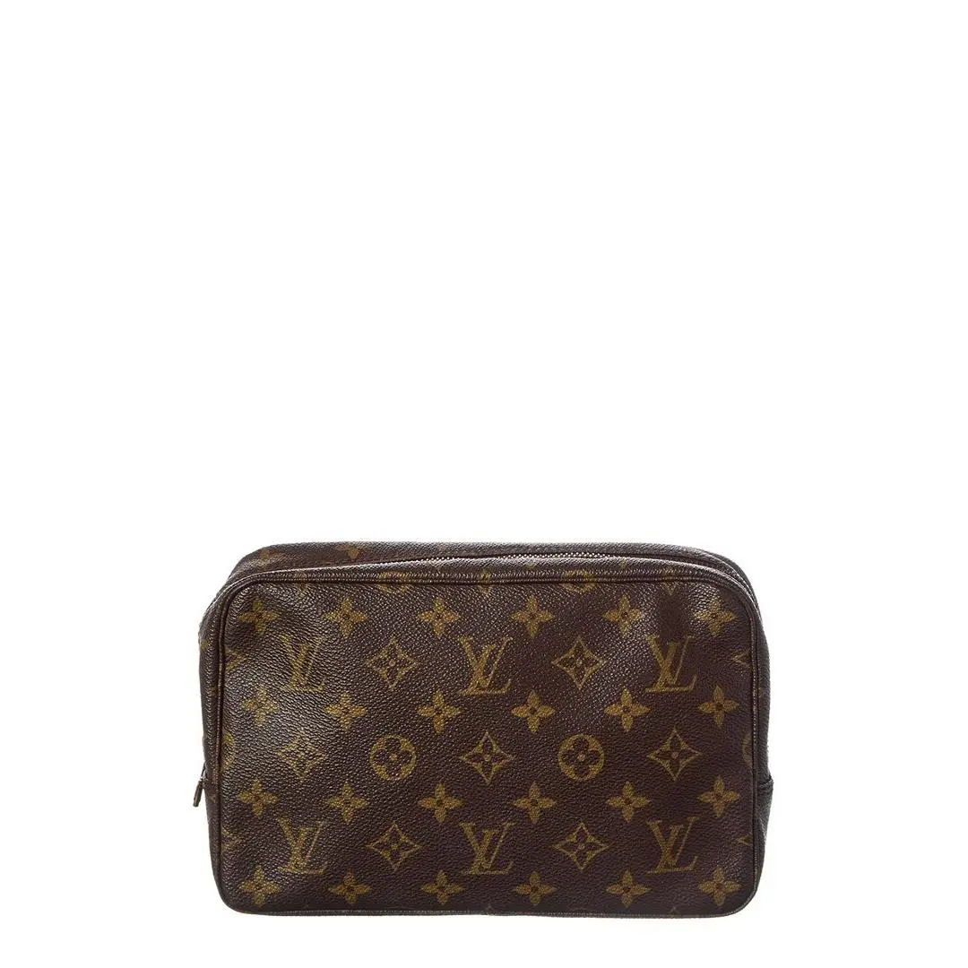 Brown Monogram Coated Canvas Trousse Toilette 23 by Louis Vuitton