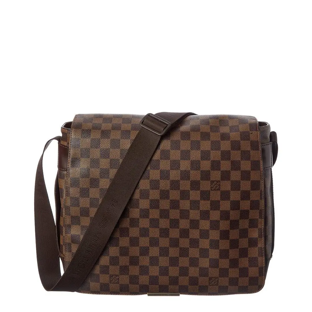 Brown Damier Ebene Coated Canvas Bastille Messenger by Louis Vuitton
