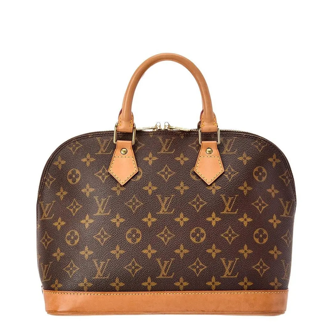Brown Monogram Coated Canvas Alma Pre-loved Women`s by Louis Vuitton