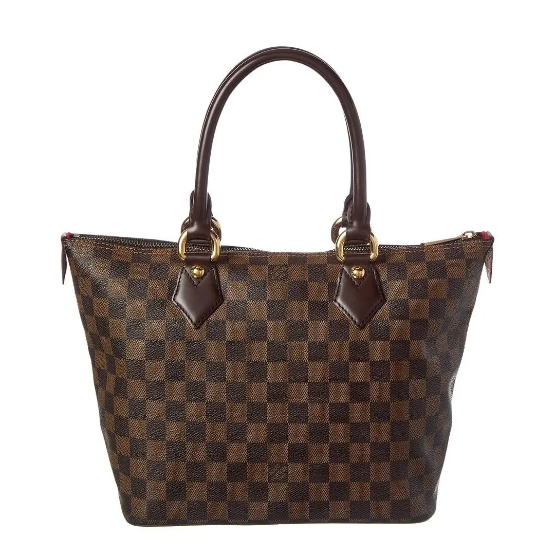 Brown Damier Ebene Coated Canvas Saleya Pm Pre-loved by Louis Vuitton